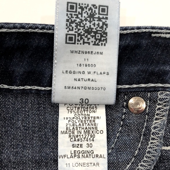 True Religion Legging With Flaps Lonestar Jean - Picture 11 of 11